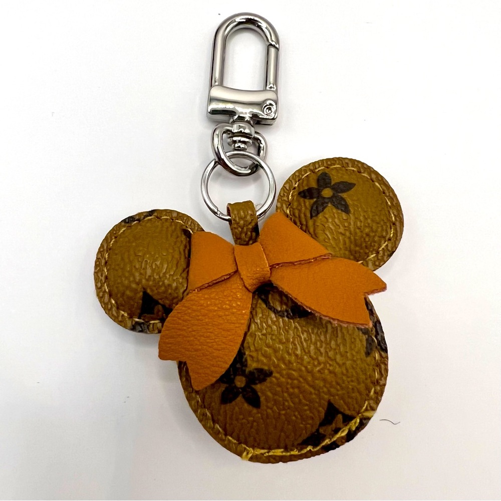 NEW Monogram Mouse Bag Charm Keychain